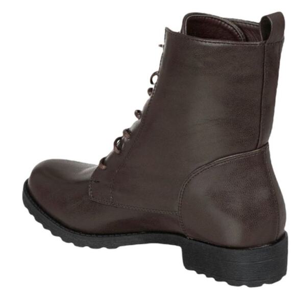 Catherine Malandrino Booney‎ Vegan Leather Lace Up  Combat Boots Size 9 New - Picture 2 of 13